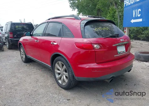 2003 Infiniti Fx45 z USA, uszkodzony, nr VIN JNRBS08W13X001052